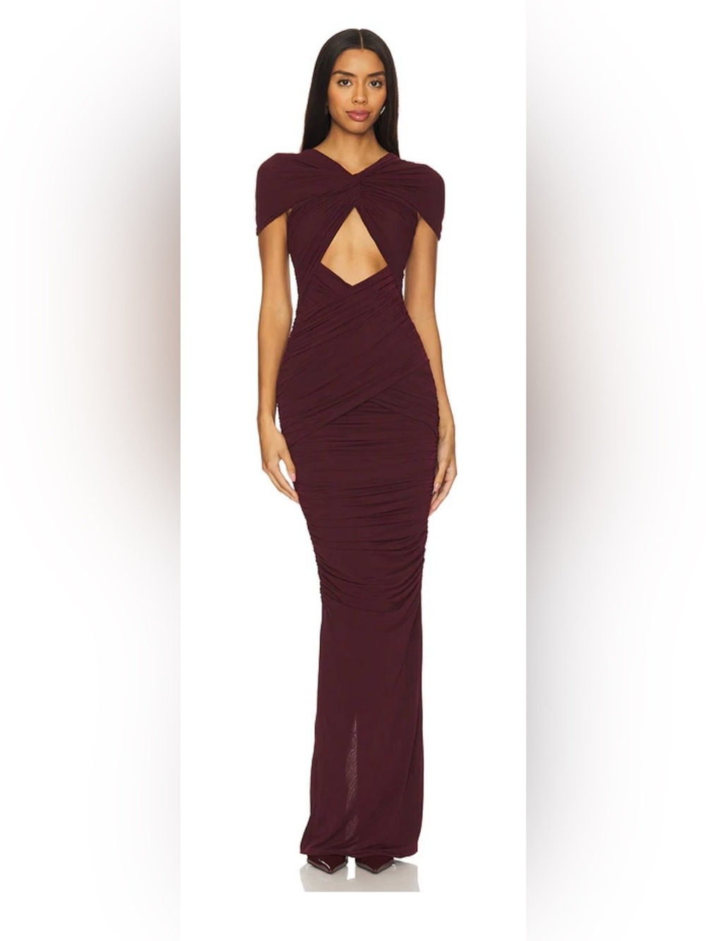 RTR Ronny Kobo Nasha Dress in Maroon (0484)